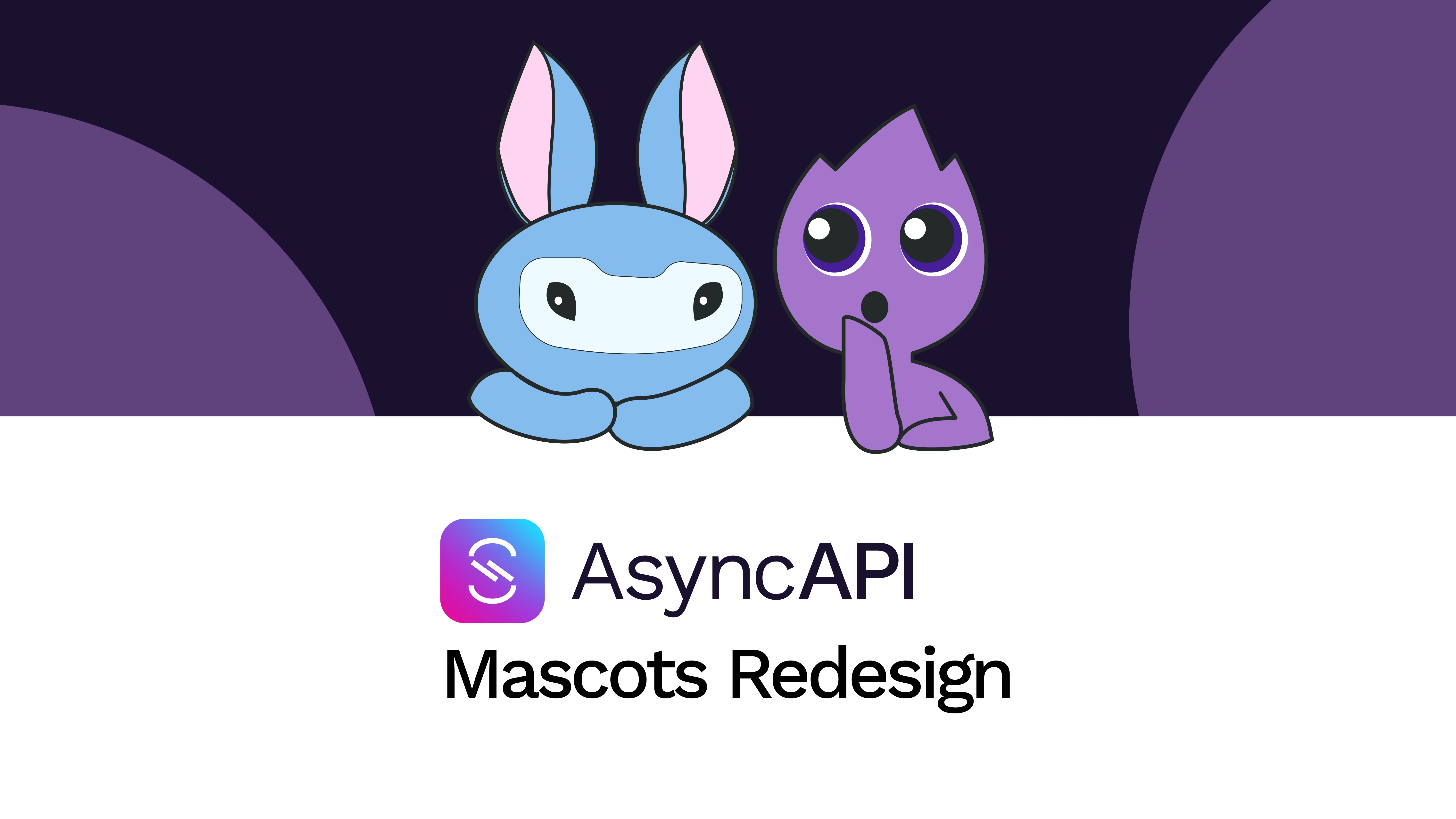 AsyncAPI Mascot Redesign - The Biography of Eve and Chan